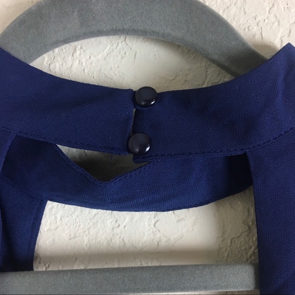 Big Strike USA Blue Pleated Dress, Size Small,
NEW WITH TAG, 36” Length - Picture 5 of 8